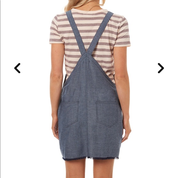 LILYA Denim Overall Dress - Picture 3 of 5